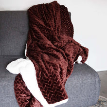 Afbeelding in Gallery-weergave laden, Fleece Deken Coral Fleece & Cozy Finish XL Bruin