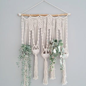 Macramé Plantenhanger Waterfall